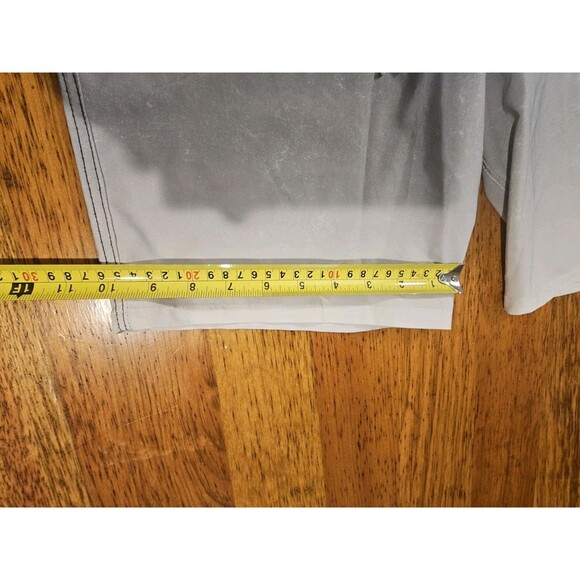 Hollister Men’s 30 Board Shorts Swim Trunks Black White Ombre Speckle EUC - Picture 9 of 11